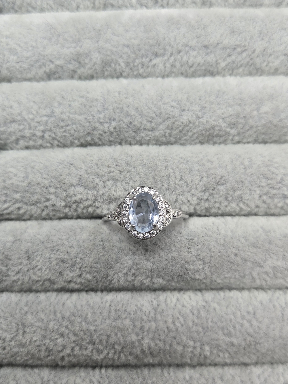 Size 6 Diamond Cubic Zirconia Rhodium Plated Bomb Party Ring
